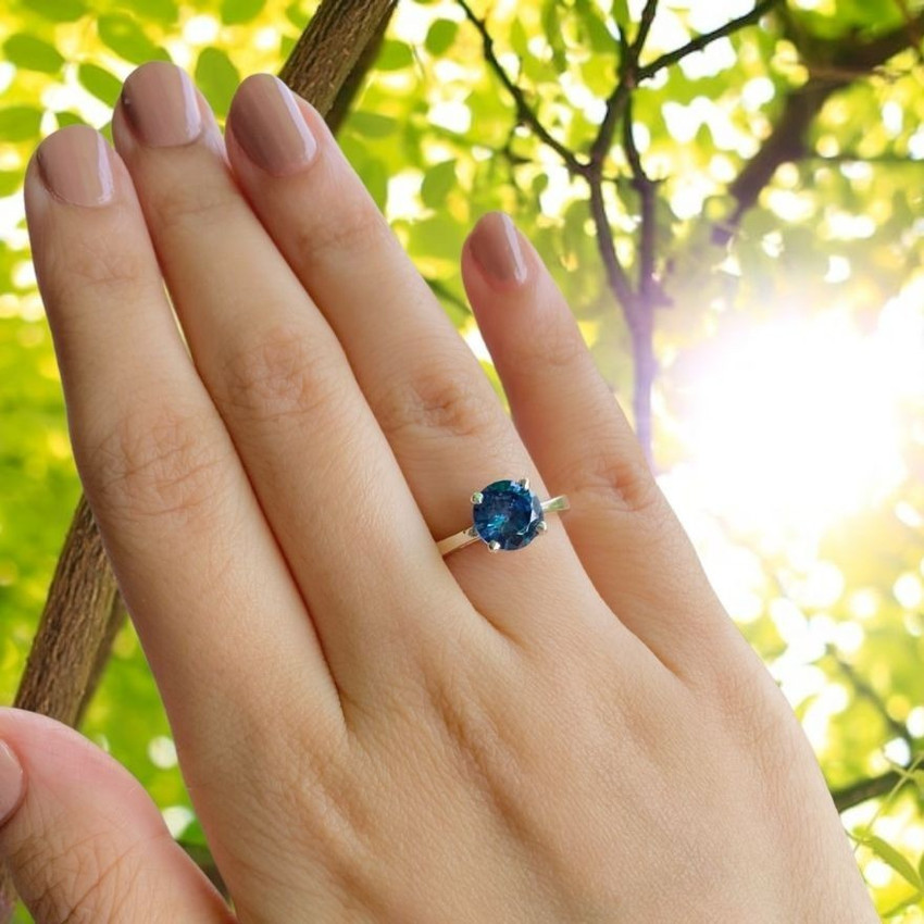 Blue ring on sale