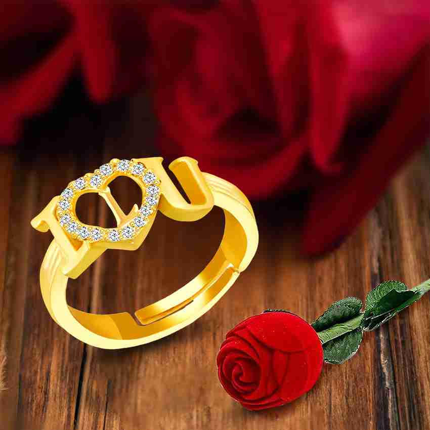 L best sale name ring