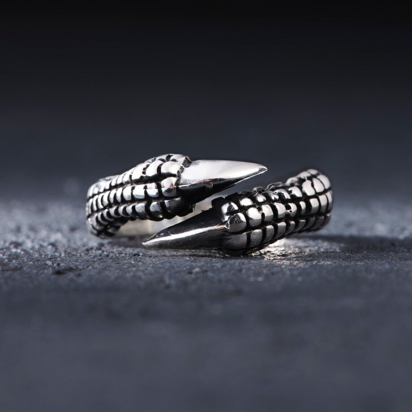 Silver Claw ring Set
