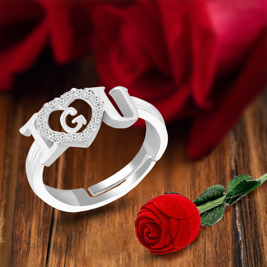 Name best sale initial ring