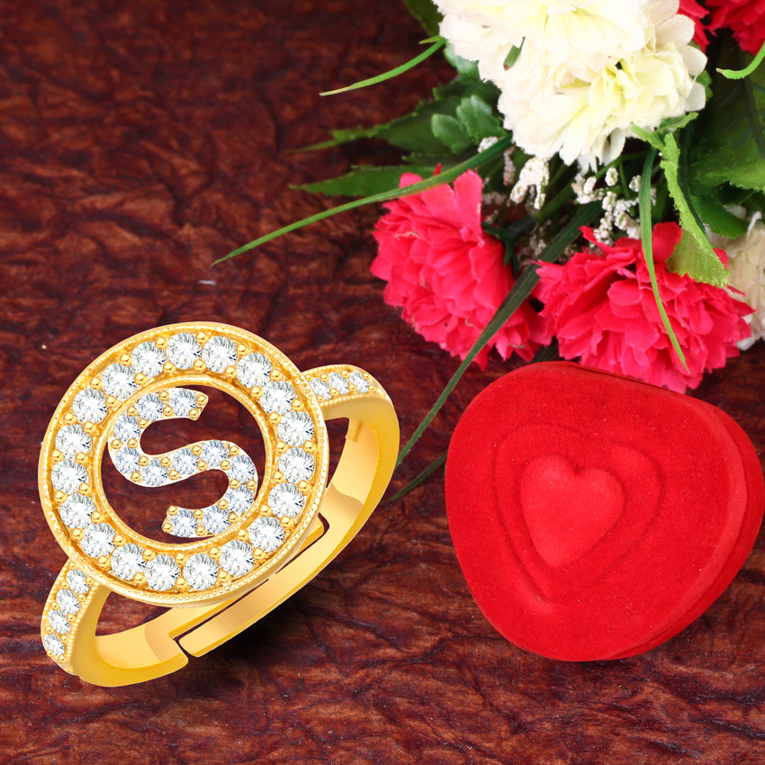 S letter finger rings clearance