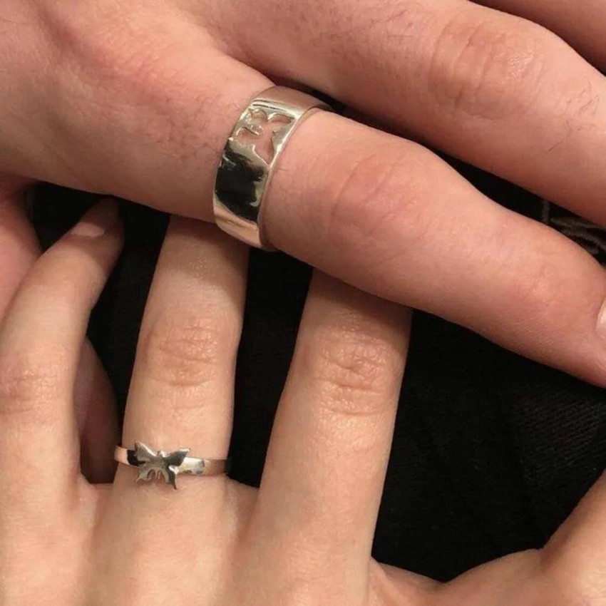 Couple on sale rings aesthetic