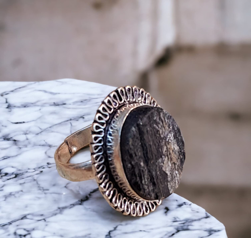 Black tourmaline top ring price