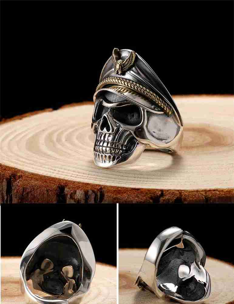 Boys skull ring hot sale
