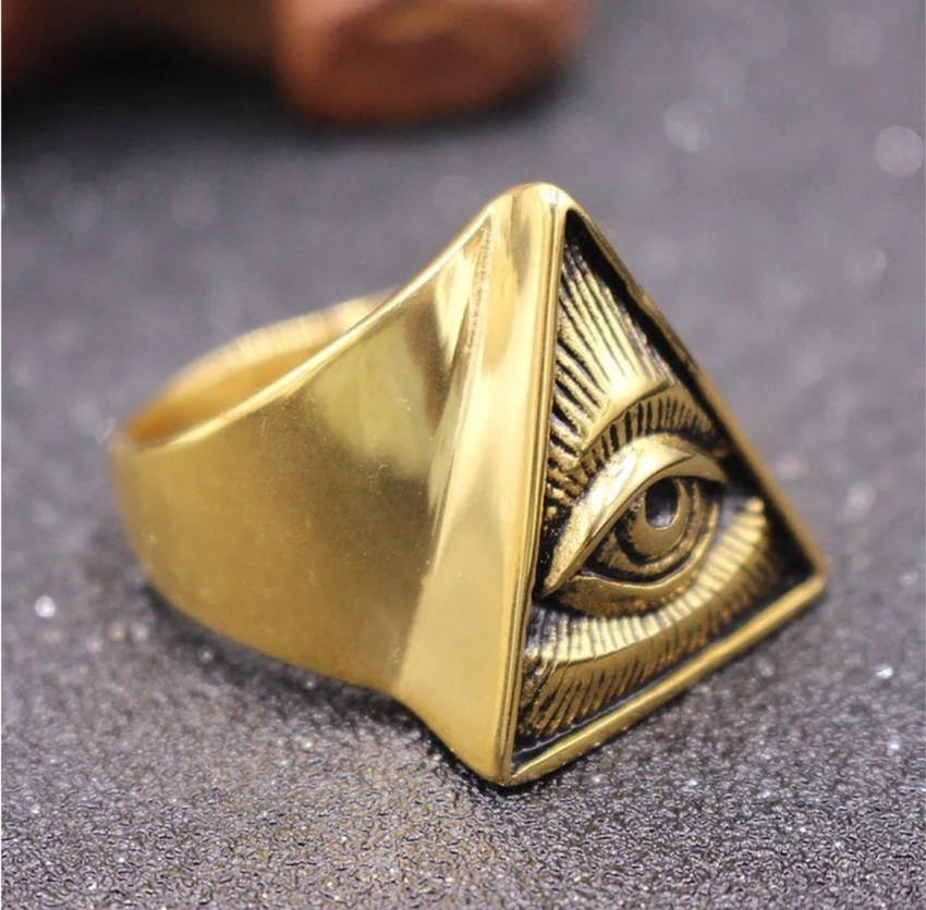 Illuminati best sale gold ring