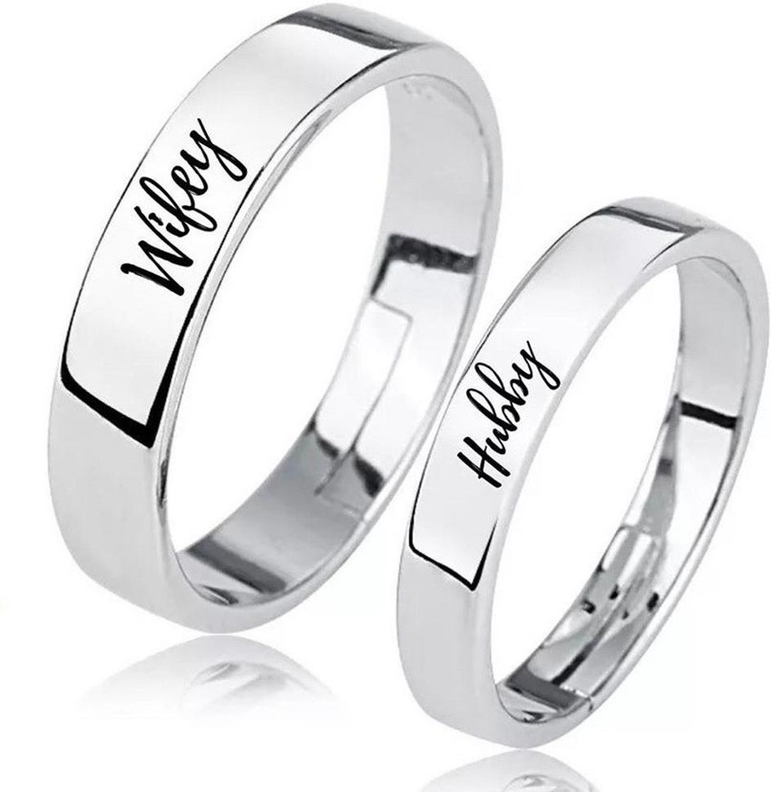 Couples silver ring in flipkart discount