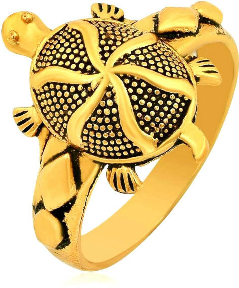 Turtle gold cheap ring price