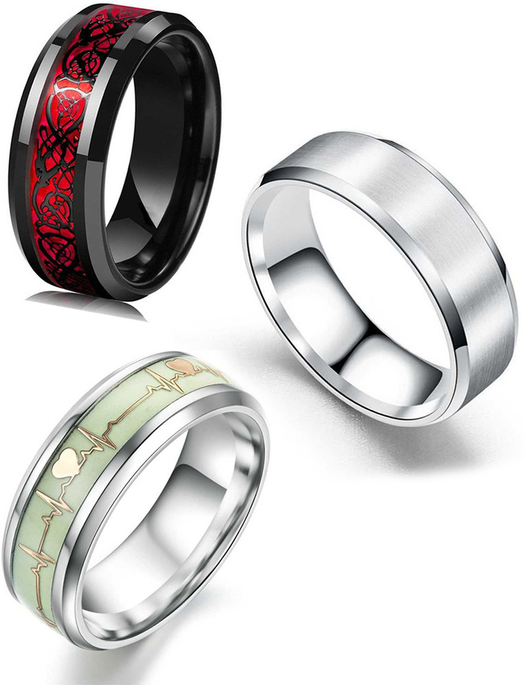 MEENAZ Thumb Rings for Men boys friend boyfriend gents ring Alloy Steel Metal Tungsten Sterling Silver Rhodium Titanium Black Silver Plated Ring Price in India Buy MEENAZ Thumb Rings for Men