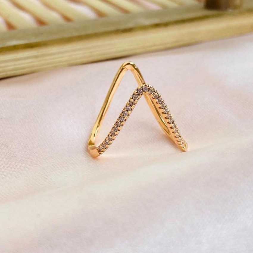 V on sale type ring