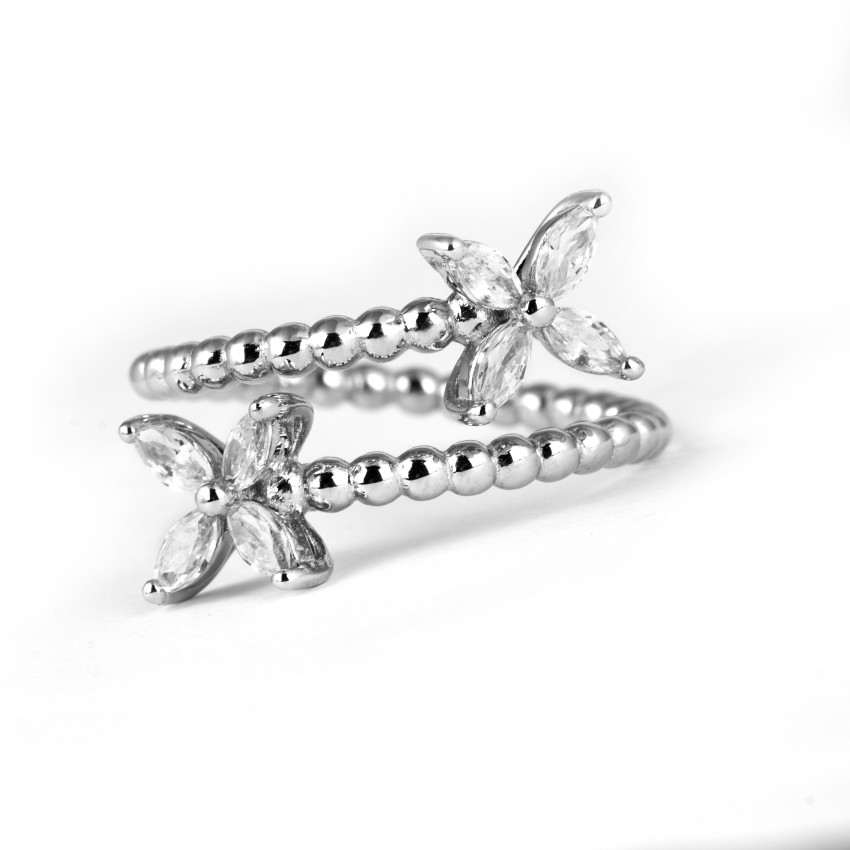 TOUCH925 Sterling Silver Olympus Grace and Charm Redefined Ring 