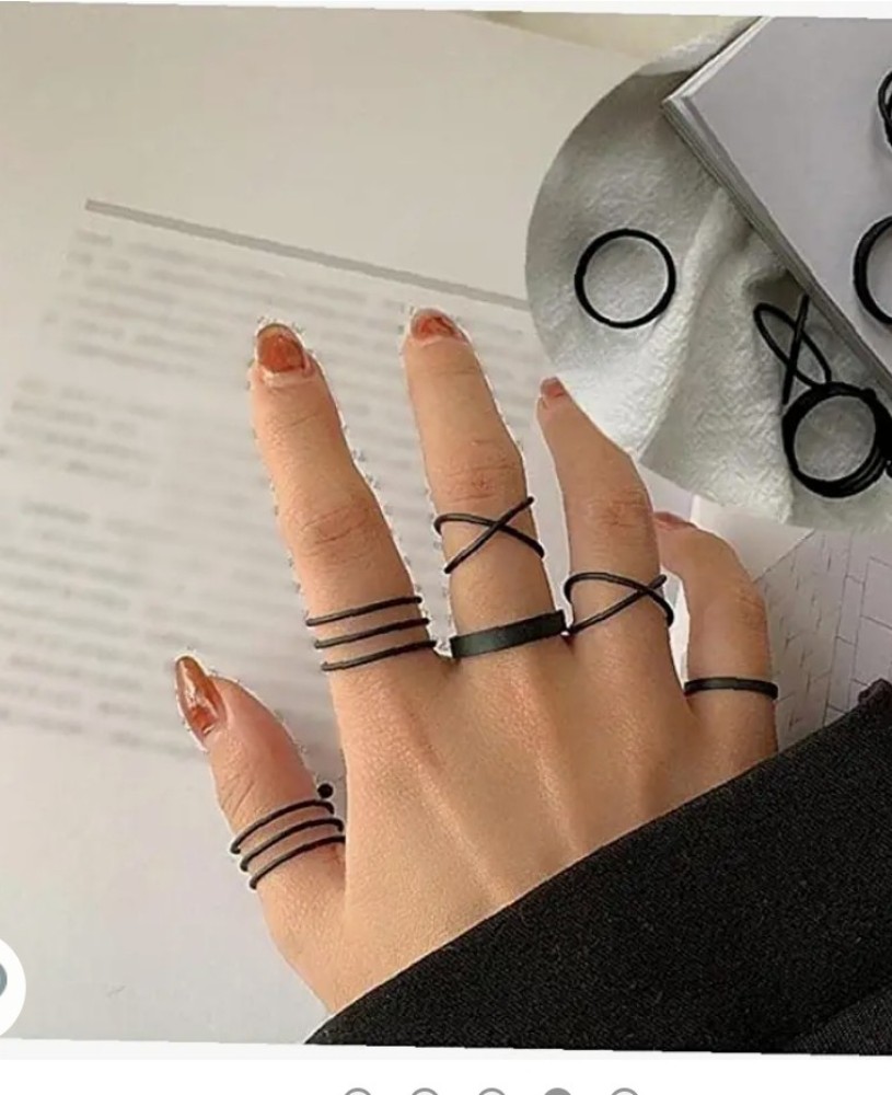 Charming treasures 6pcs Silver Rings For Women Fashion Irregular Finger  Thin Rings Knuckle Jewelry Alloy Ring Set Price in India - Buy Charming  treasures 6pcs Silver Rings For Women Fashion Irregular Finger