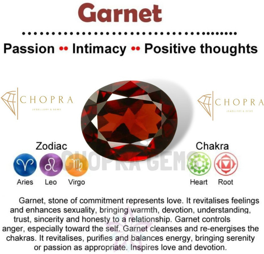 Garnet size store