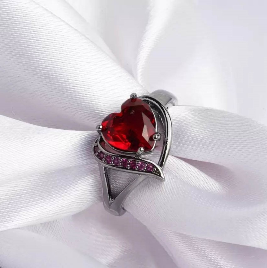 Paparazzi red deals heart ring