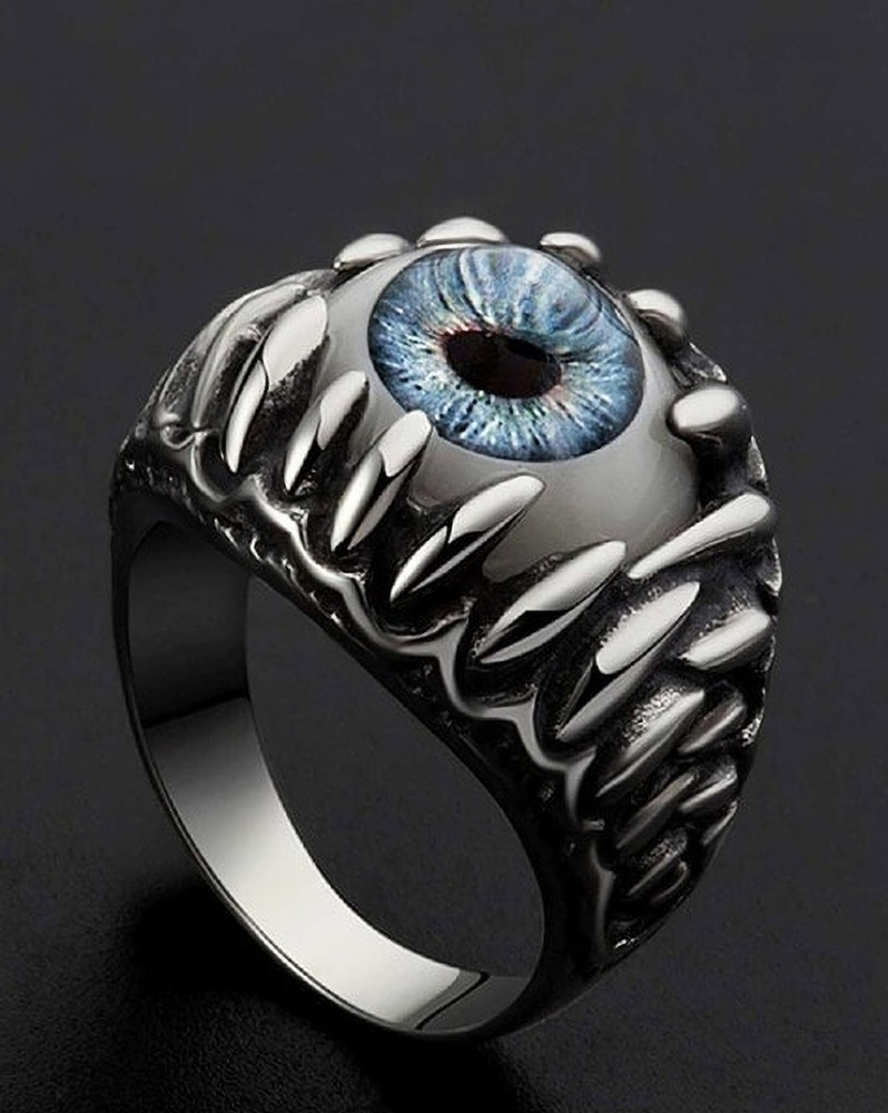 Ring with teeth top