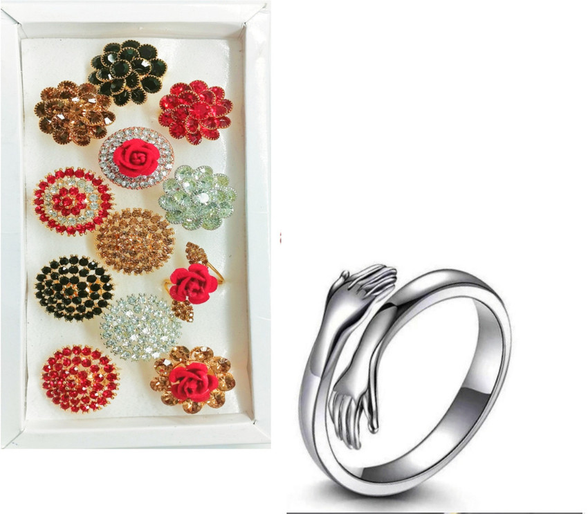 AGFashion Fancy rings for women and girl Alloy Ring Set Price in India Buy AGFashion Fancy rings for women and girl Alloy Ring Set Online at Best Prices in India