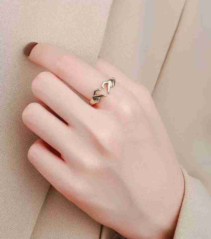 Heart thumb on sale ring
