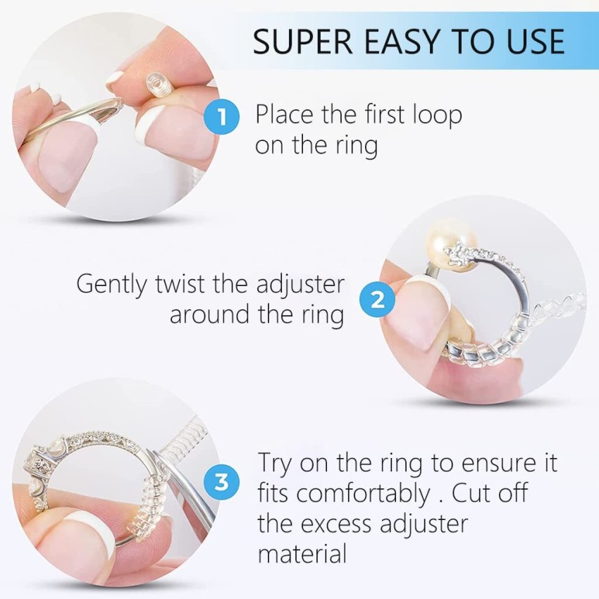HASTHIP Ring Adjuster for Loose Rings Invisible Ring Size Adjuster