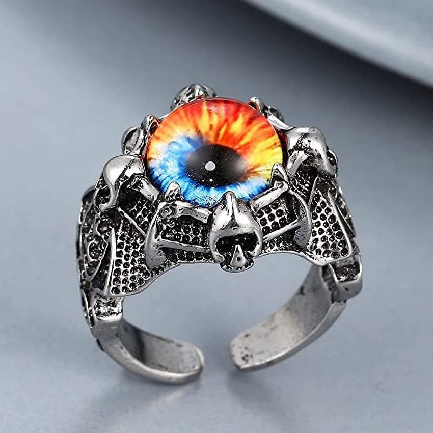 Glass eye ring shop