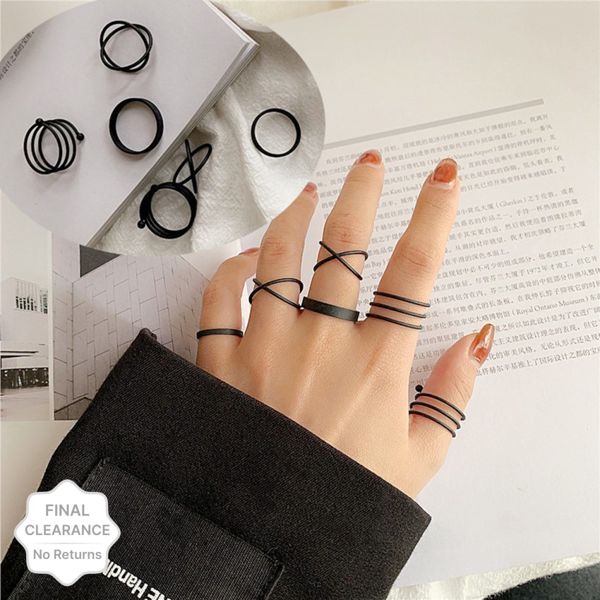 Simple deals metal rings