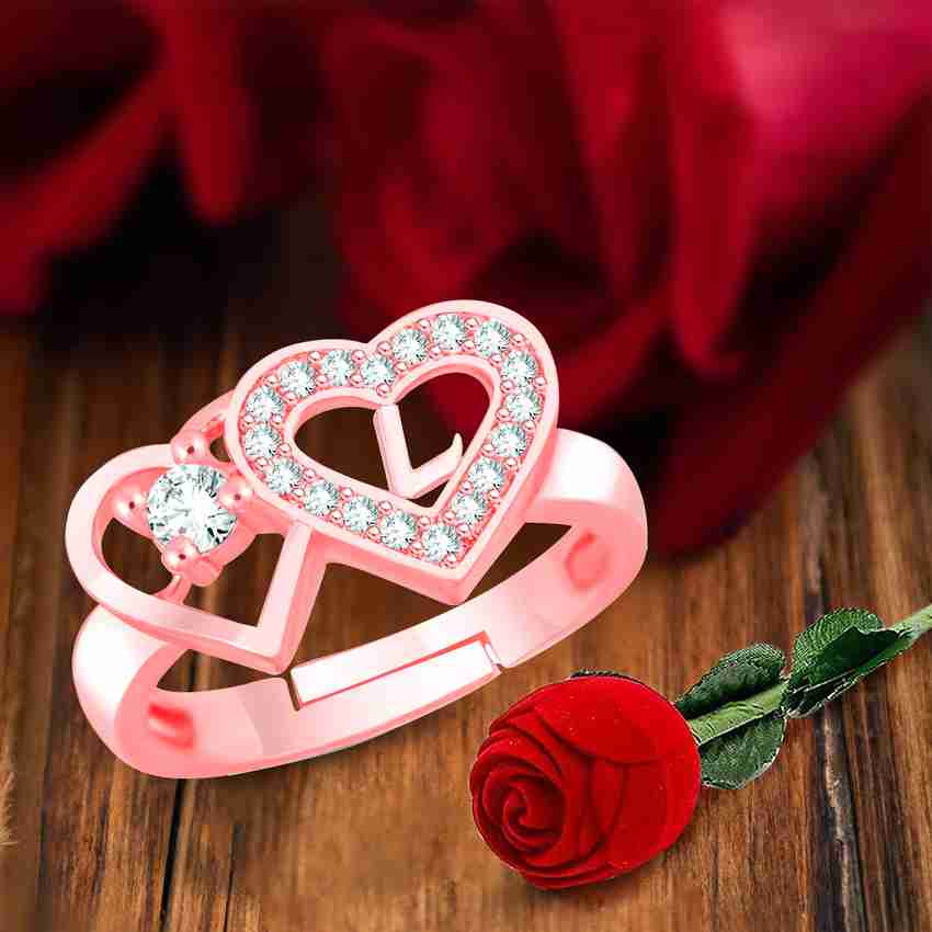 L letter ring on sale