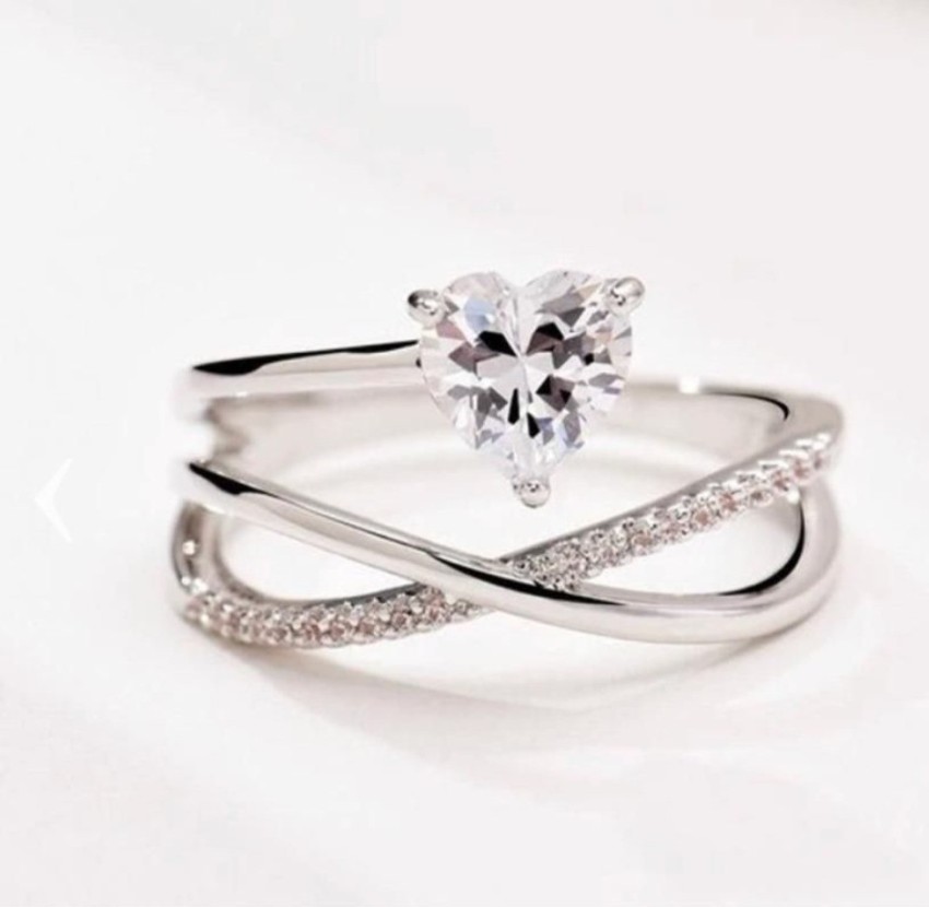 Heart shaped clearance infinity ring