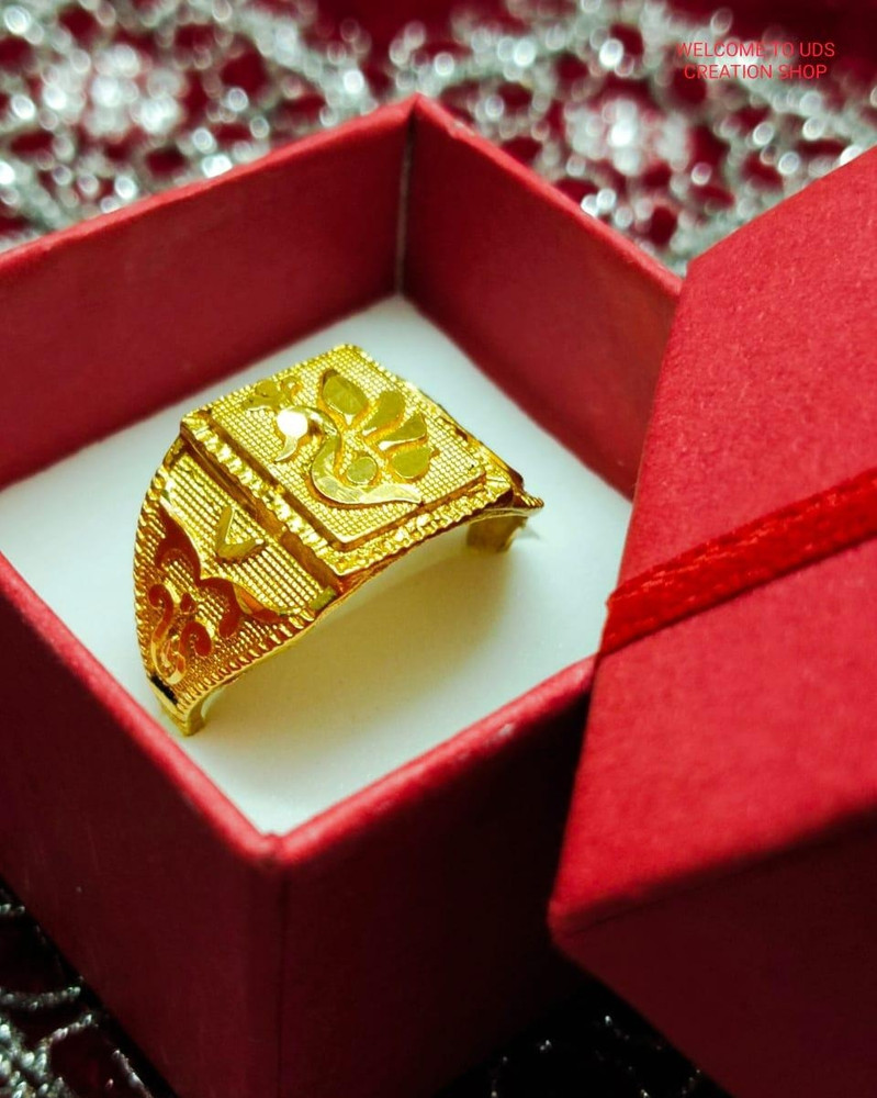 Gold plated online ring online shopping