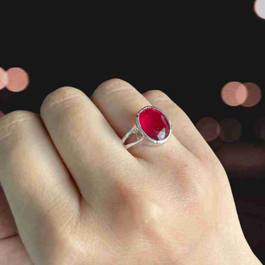Kempu stone ring shop