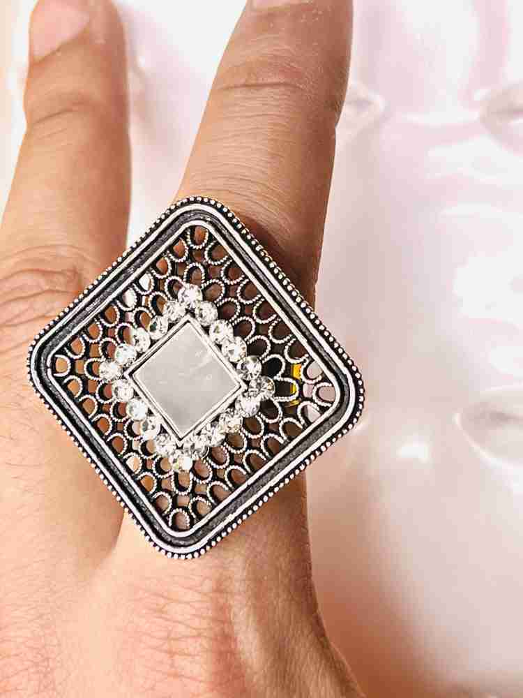 Oxidised ring set discount