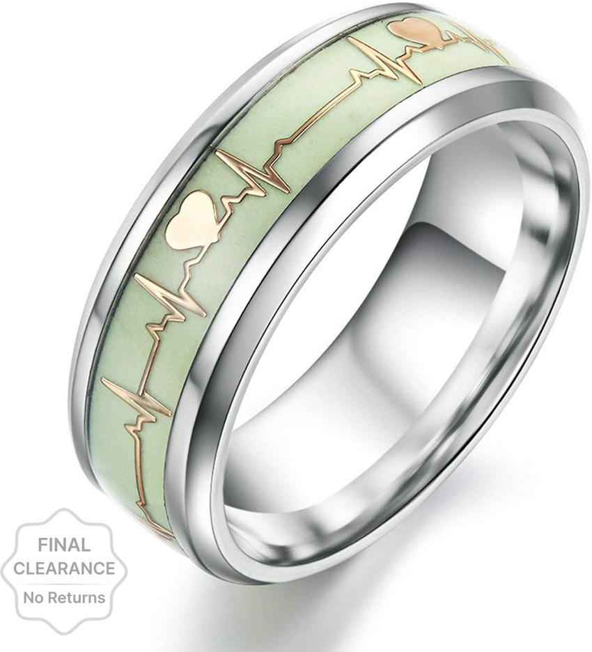 Heartbeat ring design hot sale