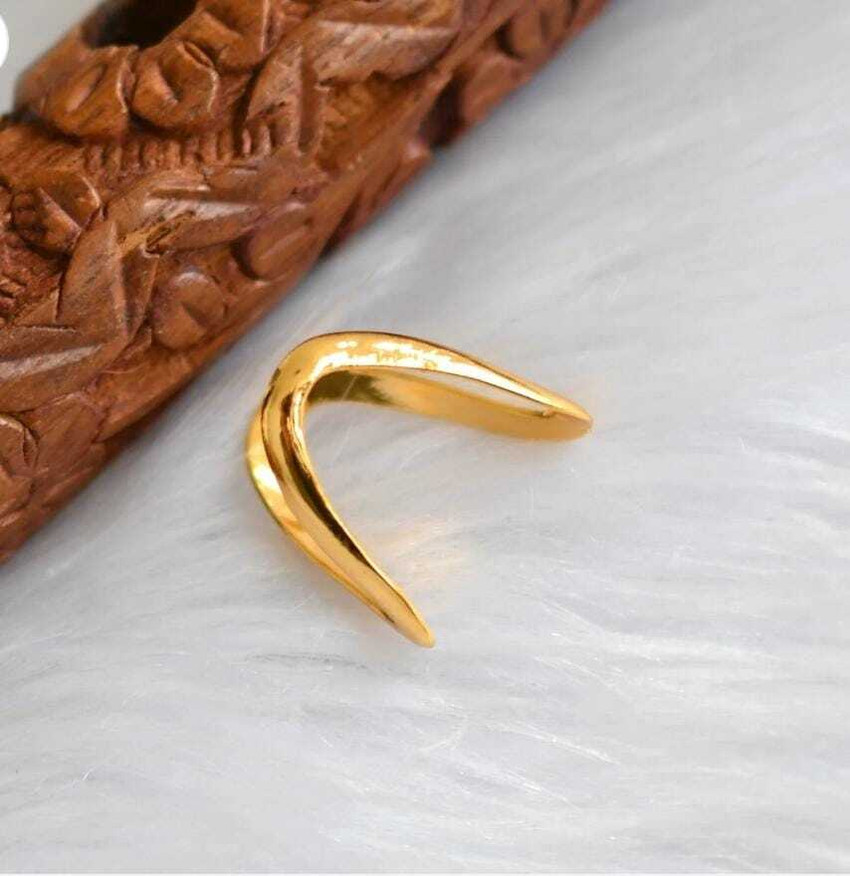 RJ FASHION Gold plated vanki finger ring Alloy Gold Plated Ring