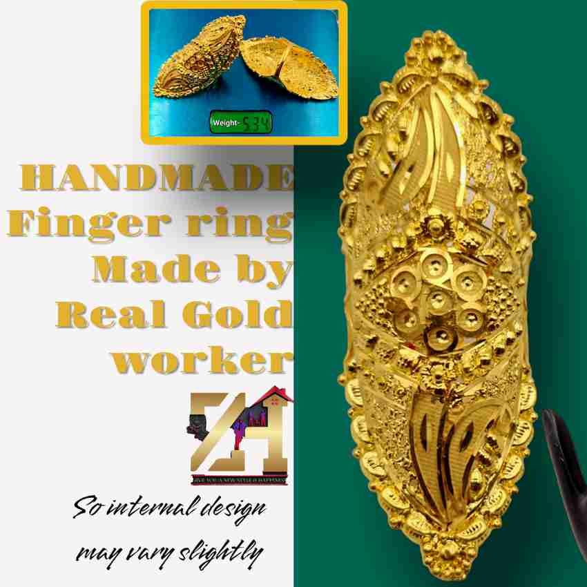 Long gold ring design discount
