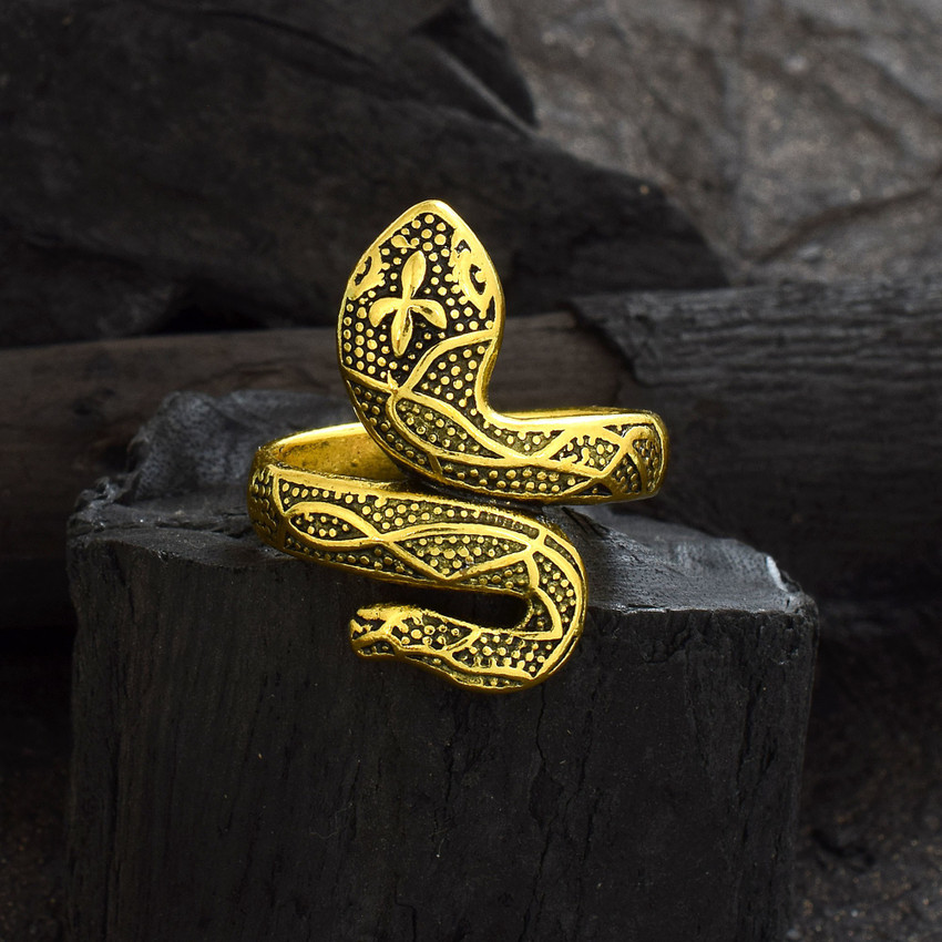 Zumrut Retro Vintage Snake Ring Reptile Adjustable Open Finger Stylish Thumb Rings Brass Ring Price in India Buy Zumrut Retro Vintage Snake Ring Reptile Adjustable Open Finger Stylish Thumb Rings Bras...