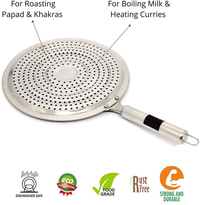 Phulka Grill for Gas Stove, Grill Tawa Jali for Kitchen, Cooking