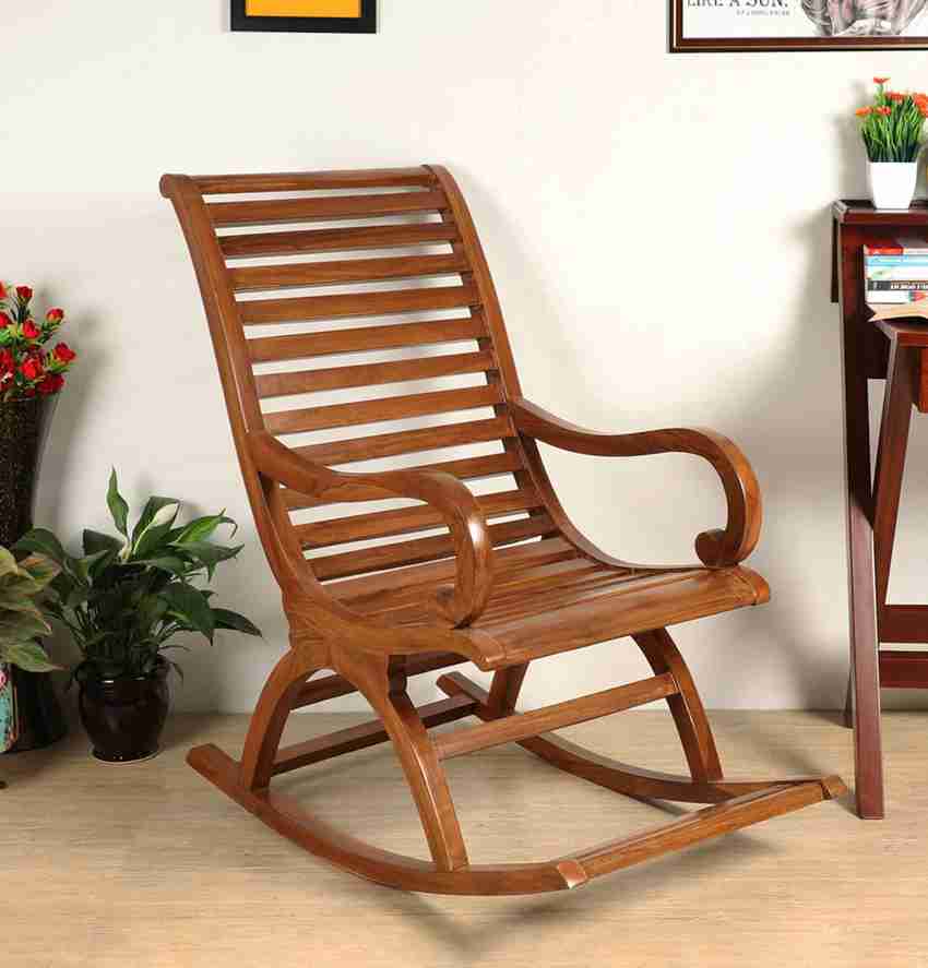 Teak wood online rocking chairs