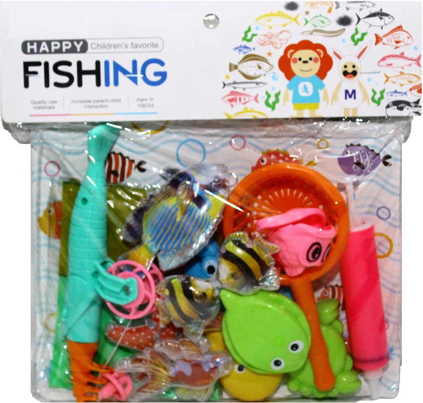 SPKART Magnetic Fishing Game with Fish Rod Catching Game for Kids
