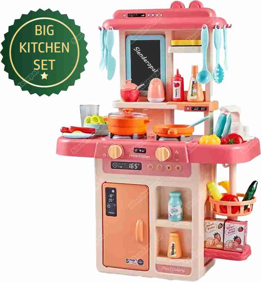 slenderopal Kitchen set toy for boy and girl Kids Kitchen Pretend Play Set Play Cooking Set Kitchen set toy for boy and girl Kids Kitchen Pretend Play Set Play Cooking Set Buy other toys