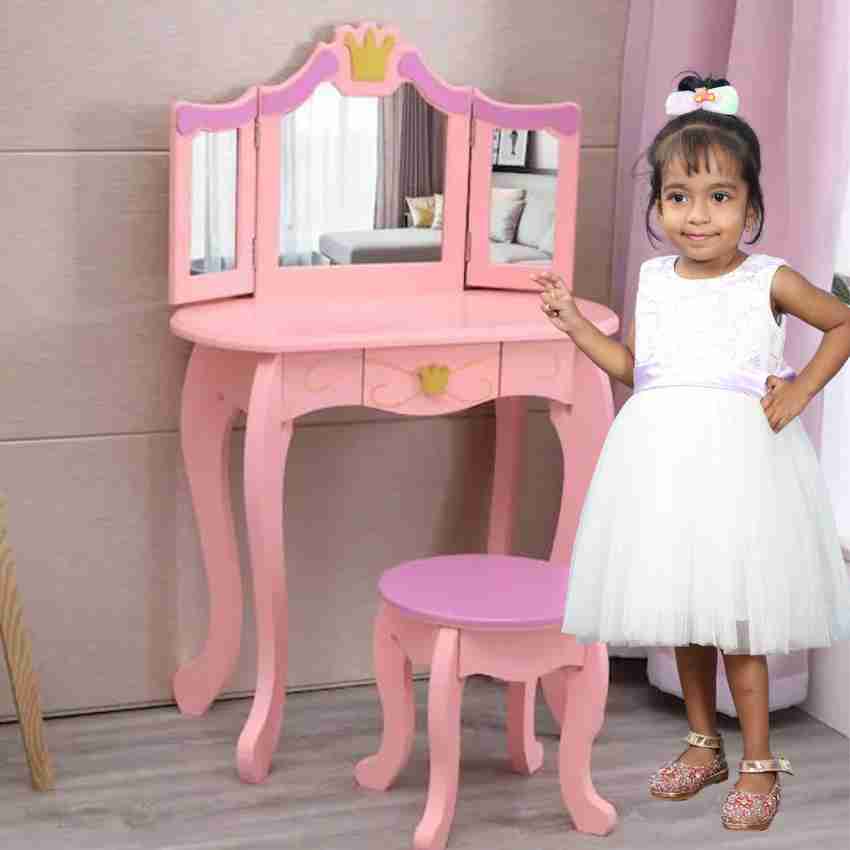 Girls dressing sale table chair