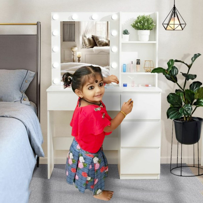 Kids dressing sale table chair