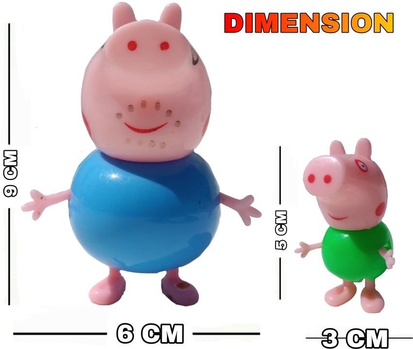 somesh gupta PEPPA PIG FAMILY TOY FIGURE AND FRIENDS