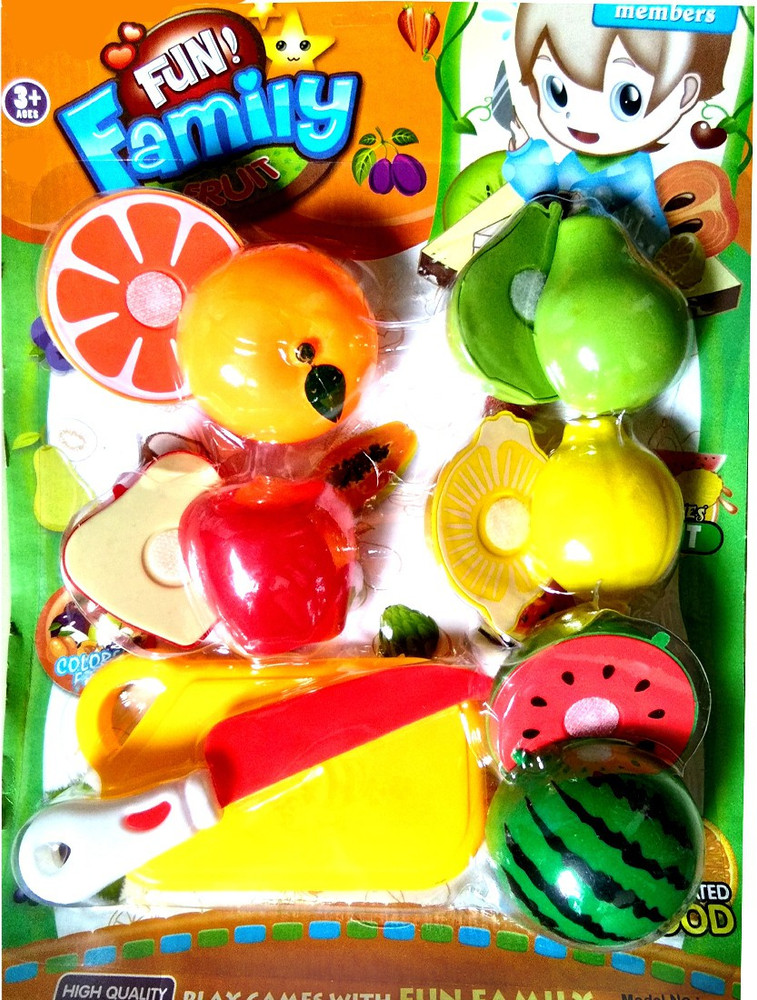 Fruits cutting play toy set on sale