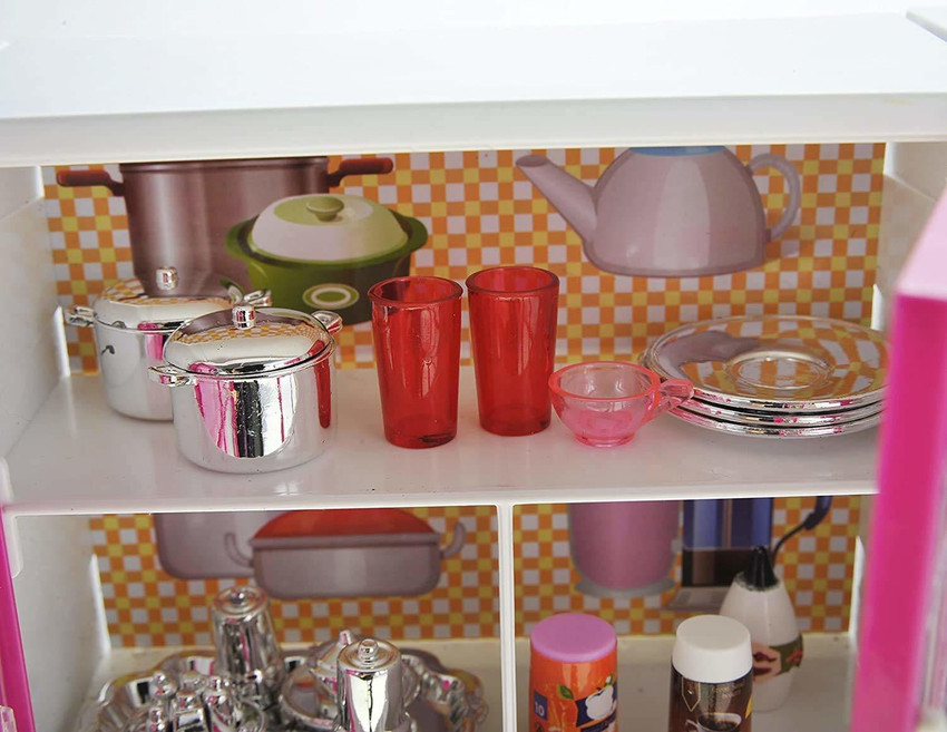 Barbie dream house kitchen set sales