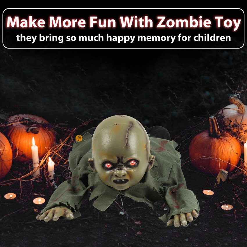 Sage Square Decoration Crawling Zombie Baby Doll Creeping Sound Sensor Decor Decoration Crawling Zombie Baby Doll Creeping Sound Sensor Decor Buy Horror Crawling Kid toys in India. shop for Sage