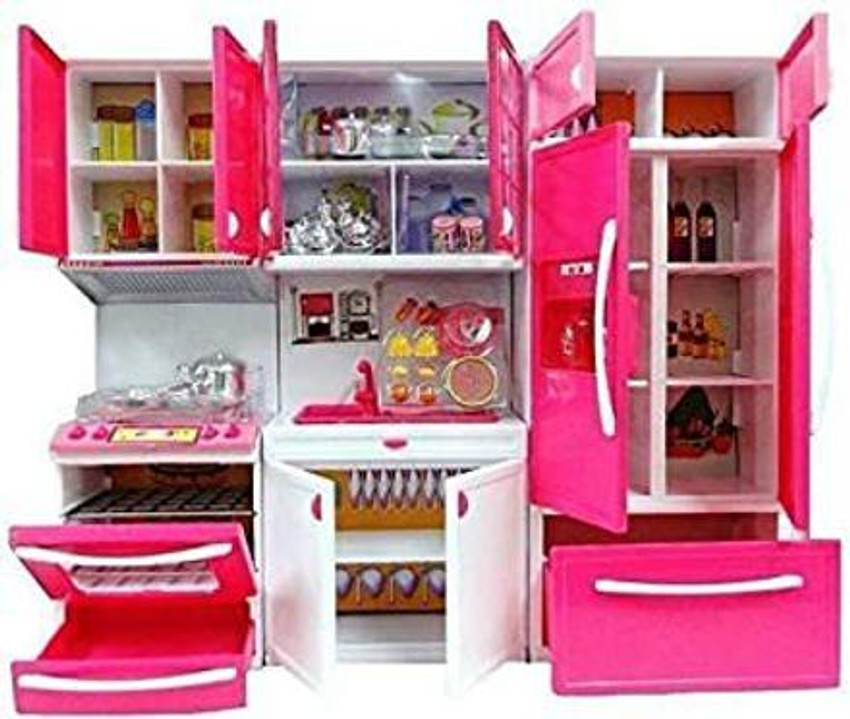 Childhood 3 Compartment Kitchen Set Kitchen Set for Girls Kitchen Set GIRLS PINK 3 Compartment Kitchen Set Kitchen Set for Girls Kitchen Set GIRLS PINK Buy
