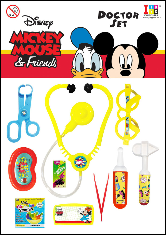 DISNEY Mickey Friends Role Play Doctor Set for Kids Mickey Friends Role Play Doctor Set for Kids Buy Mickey Mouse toys in India. shop for DISNEY products in