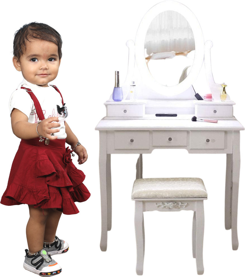 Girls vanity sales table and chair