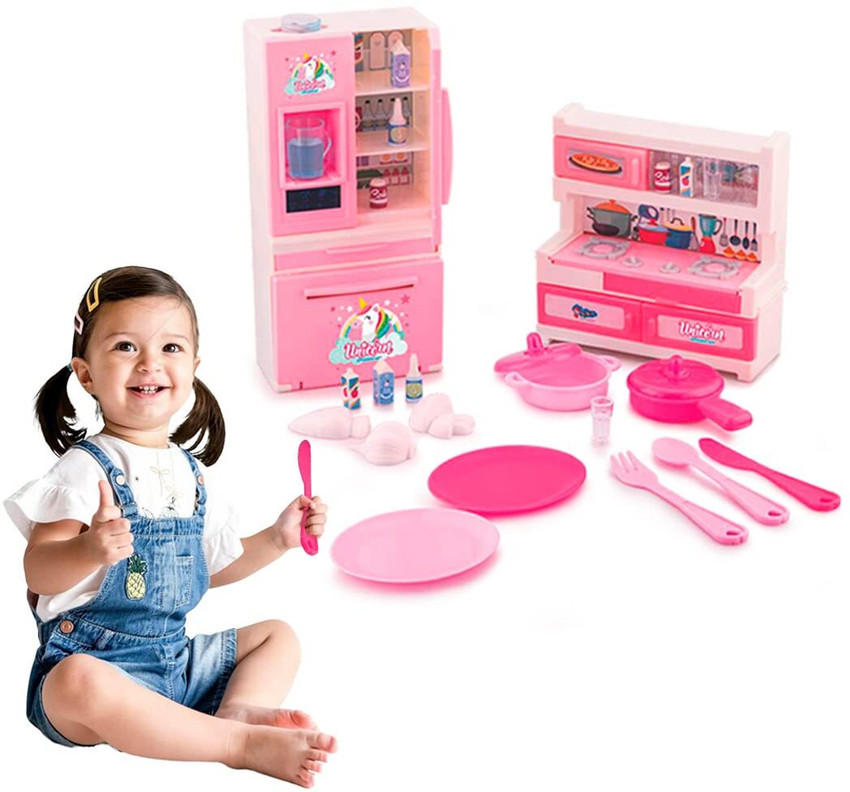 Wembley Kitchen Set with Unicorn Themed Stainless Steel For Kids 29 Pieces Kitchen Set with Unicorn Themed Stainless Steel For Kids 29 Pieces shop for Wembley products in India. Flipkart