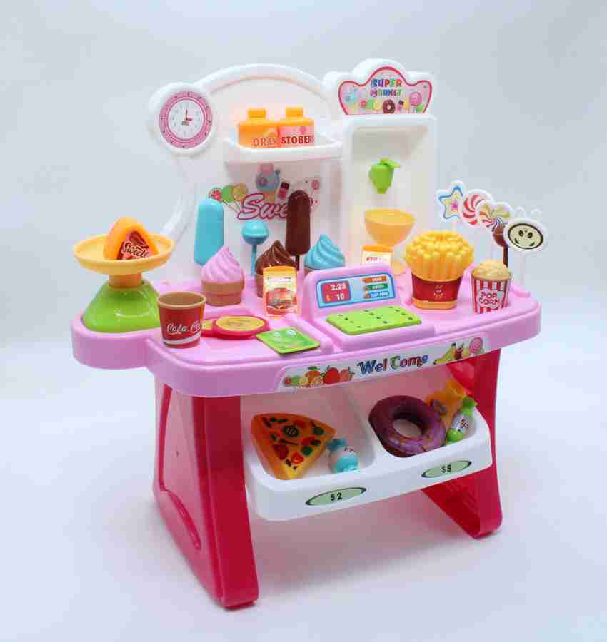 Supermarket pretend play playset hot sale