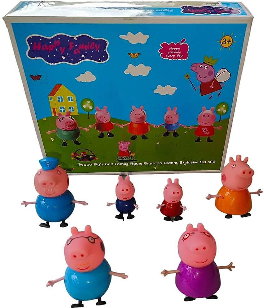 littlewish Peppa Pig Family Figure 6 Pack Iconic Outfits Adventure Toy Peppa Pig Family Figure 6 Pack Iconic Outfits Adventure Toy Buy pig family toys in India. shop for littlewish