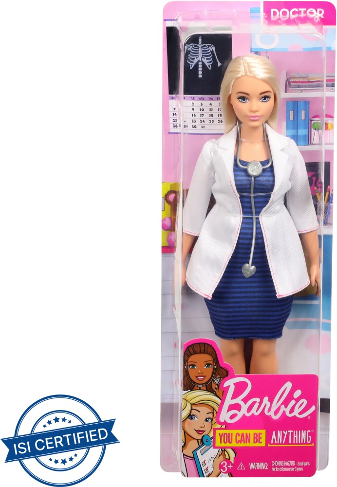 Barbie doctor discount doll with stethoscope