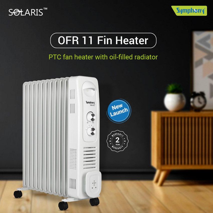 Symphony OFR 11 Fins Oil Filled Room Heater Price in India - Buy Symphony  OFR 11 Fins Oil Filled Room Heater online at Flipkart.com